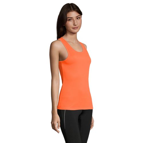 naranja neón CAMISETA DE TIRANTES DEPORTIVA PARA MUJER SOL'S SPORTY TT WOMEN