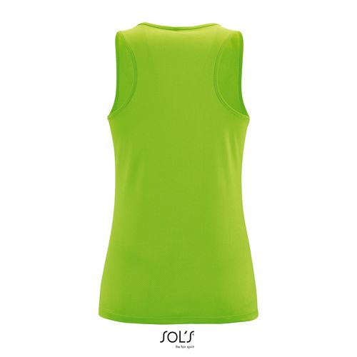 verde fluo CAMISETA DE TIRANTES DEPORTIVA PARA MUJER SOL'S SPORTY TT WOMEN