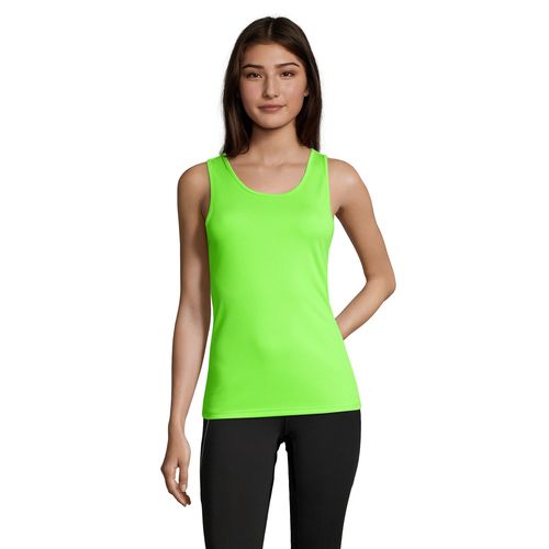 verde fluo CAMISETA DE TIRANTES DEPORTIVA PARA MUJER SOL'S SPORTY TT WOMEN