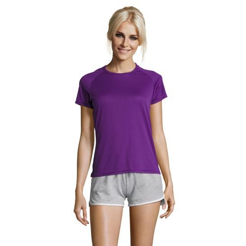 TEE-SHIRT FEMME MANCHES RAGLAN SOL'S SPORTY WOMEN