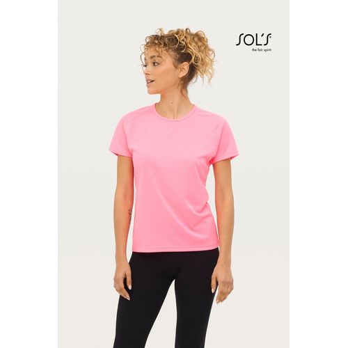 TEE-SHIRT FEMME MANCHES RAGLAN SOL'S SPORTY WOMEN - 2