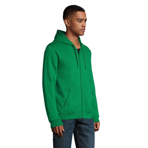 verde prado SUDADERA CON CREMALLERA UNISEX SOL'S STONE