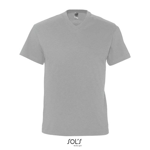 gris chiné CAMISETA HOMBRE CUELLO PICO SOL'S VICTORY