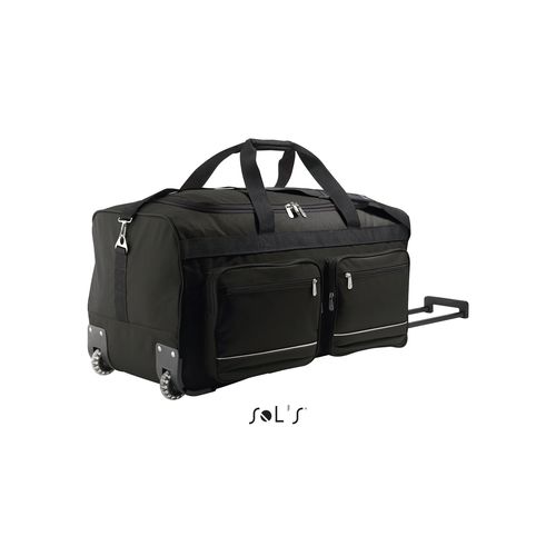 black BOLSA DE VIAJE DE “LUJO” DE POLIÉSTER 600D - RUEDAS SOL'S VOYAGER