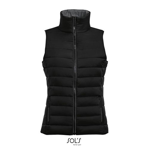 black CHALECO LIGERO PARA MUJER SOL'S WAVE WOMEN