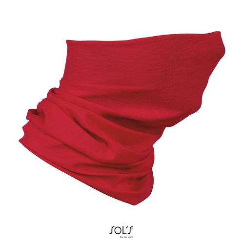red BRAGA DE CUELLO MULTIFUNCIÓN SOL'S BOLT