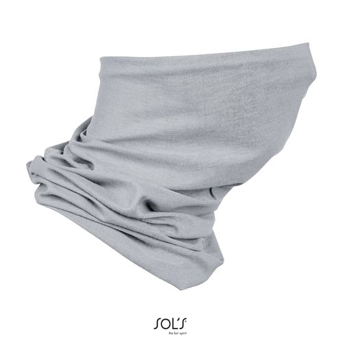 gris puro BRAGA DE CUELLO MULTIFUNCIÓN SOL'S BOLT