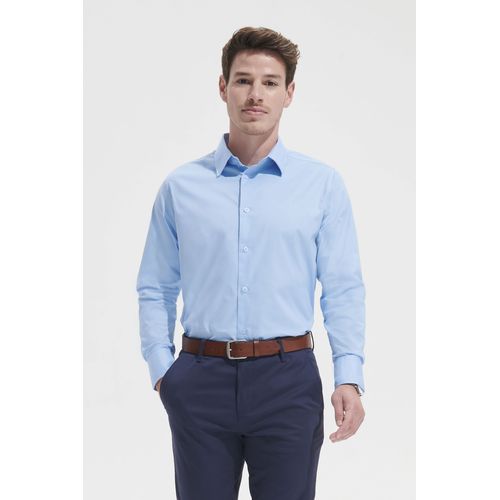 CHEMISE HOMME STRETCH MANCHES LONGUES SOL'S BRIGHTON - 1
