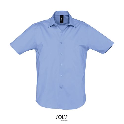 CHEMISE HOMME STRETCH MANCHES COURTES SOL'S BROADWAY