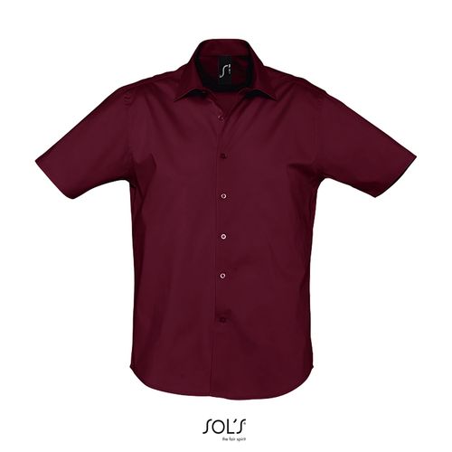 CHEMISE HOMME STRETCH MANCHES COURTES SOL'S BROADWAY