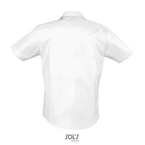 CHEMISE HOMME STRETCH MANCHES COURTES SOL'S BROADWAY - 7