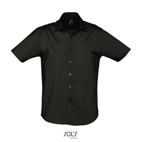 CHEMISE HOMME STRETCH MANCHES COURTES SOL'S BROADWAY