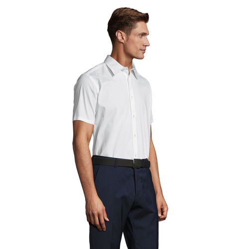 CHEMISE HOMME STRETCH MANCHES COURTES SOL'S BROADWAY - 5