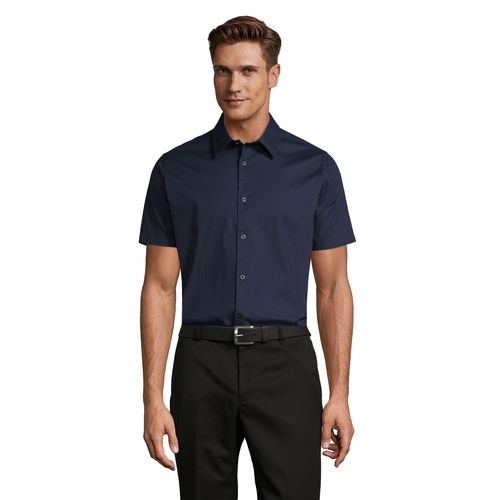 CHEMISE HOMME STRETCH MANCHES COURTES SOL'S BROADWAY