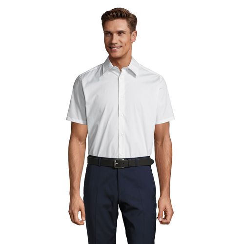 CHEMISE HOMME STRETCH MANCHES COURTES SOL'S BROADWAY