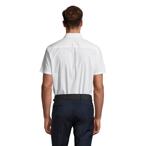 CHEMISE HOMME STRETCH MANCHES COURTES SOL'S BROADWAY - 4