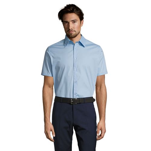 CHEMISE HOMME STRETCH MANCHES COURTES SOL'S BROADWAY