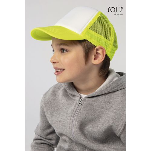 CASQUETTE ENFANT FILET 5 PANNEAUX SOL'S BUBBLE KIDS