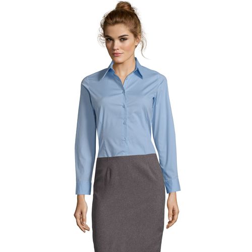 CHEMISE FEMME STRETCH MANCHES LONGUES SOL'S EDEN
