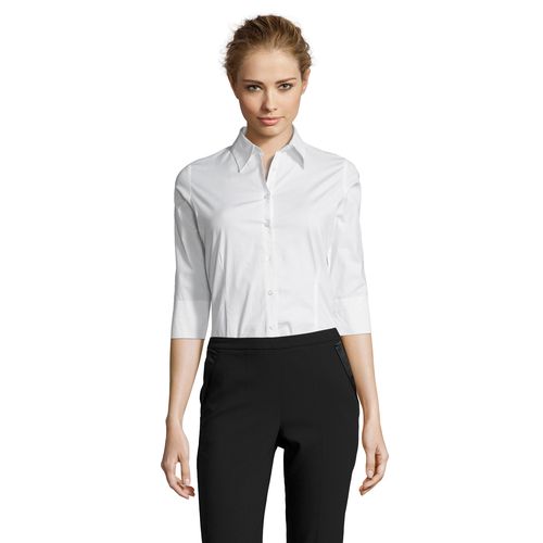 CHEMISE FEMME STRETCH MANCHES 3/4 SOL'S EFFECT