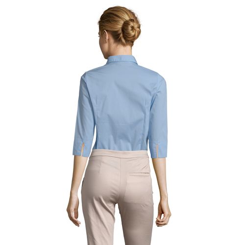 CHEMISE FEMME STRETCH MANCHES 3/4 SOL'S EFFECT