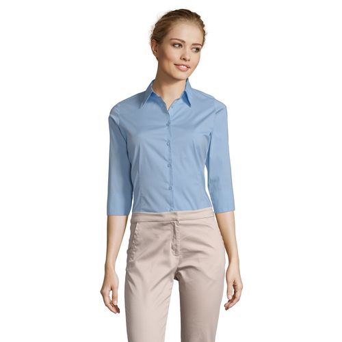CHEMISE FEMME STRETCH MANCHES 3/4 SOL'S EFFECT