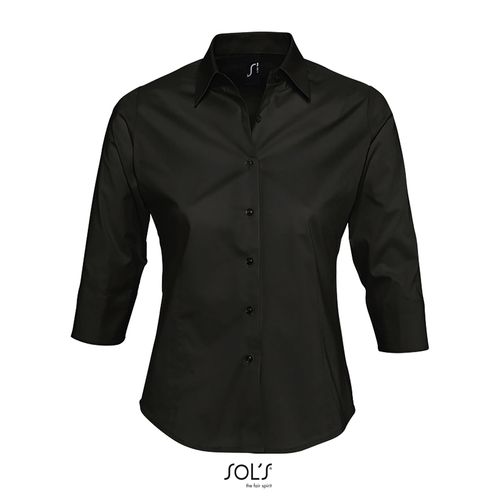 CHEMISE FEMME STRETCH MANCHES 3/4 SOL'S EFFECT