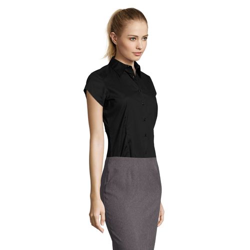 CHEMISE FEMME STRETCH MANCHES COURTES SOL'S EXCESS