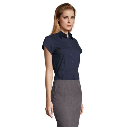 CHEMISE FEMME STRETCH MANCHES COURTES SOL'S EXCESS