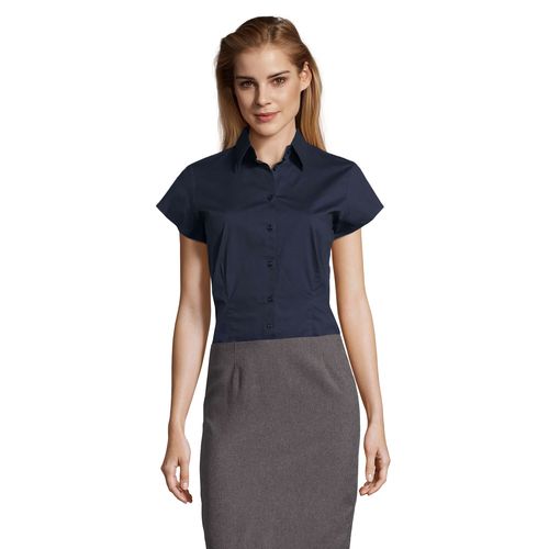 CHEMISE FEMME STRETCH MANCHES COURTES SOL'S EXCESS
