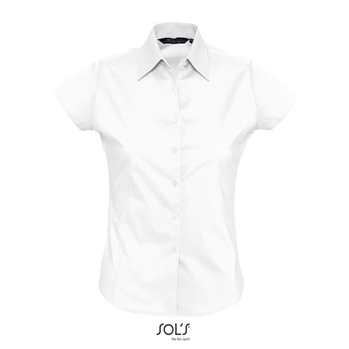 CHEMISE FEMME STRETCH MANCHES COURTES SOL'S EXCESS