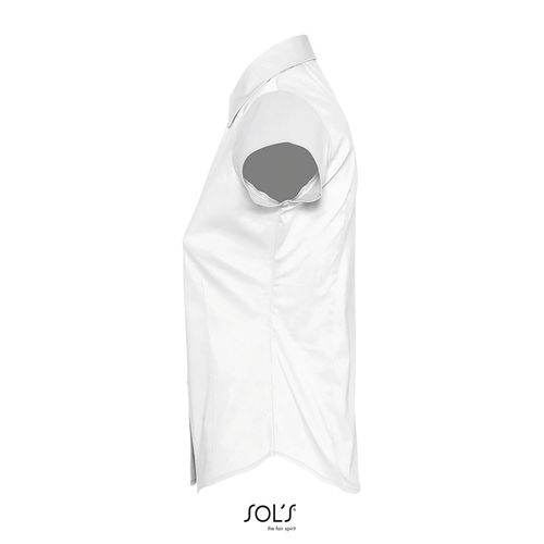 CHEMISE FEMME STRETCH MANCHES COURTES SOL'S EXCESS