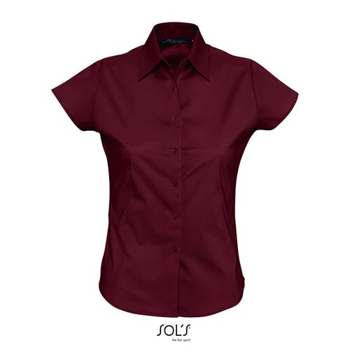 CHEMISE FEMME STRETCH MANCHES COURTES SOL'S EXCESS