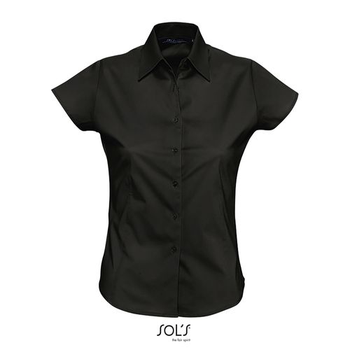 CHEMISE FEMME STRETCH MANCHES COURTES SOL'S EXCESS