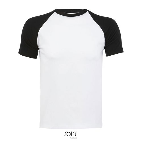 TEE-SHIRT HOMME BICOLORE MANCHES RAGLAN SOL'S FUNKY