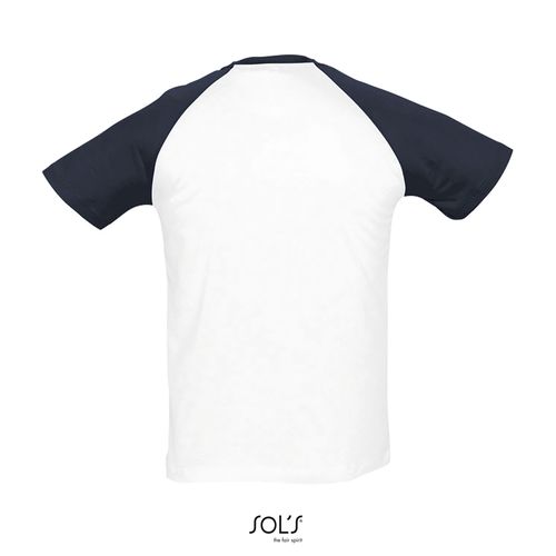 TEE-SHIRT HOMME BICOLORE MANCHES RAGLAN SOL'S FUNKY