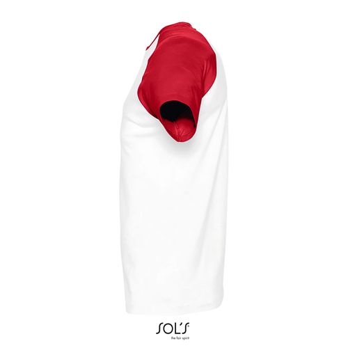 TEE-SHIRT HOMME BICOLORE MANCHES RAGLAN SOL'S FUNKY
