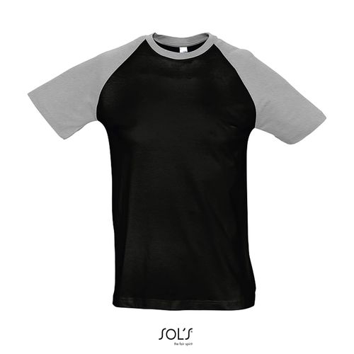 TEE-SHIRT HOMME BICOLORE MANCHES RAGLAN SOL'S FUNKY
