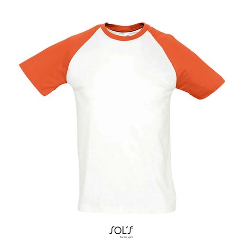 TEE-SHIRT HOMME BICOLORE MANCHES RAGLAN SOL'S FUNKY