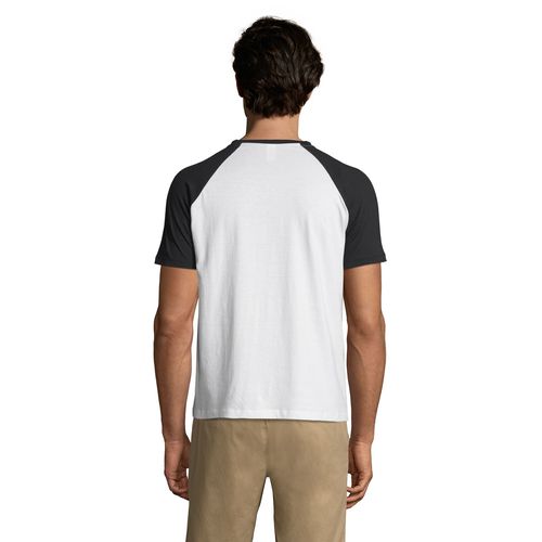 TEE-SHIRT HOMME BICOLORE MANCHES RAGLAN SOL'S FUNKY - 4
