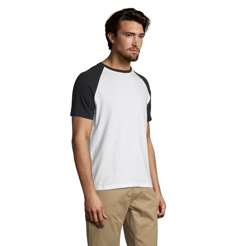 TEE-SHIRT HOMME BICOLORE MANCHES RAGLAN SOL'S FUNKY