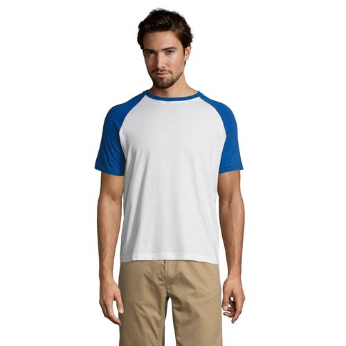TEE-SHIRT HOMME BICOLORE MANCHES RAGLAN SOL'S FUNKY