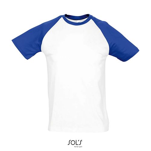 TEE-SHIRT HOMME BICOLORE MANCHES RAGLAN SOL'S FUNKY