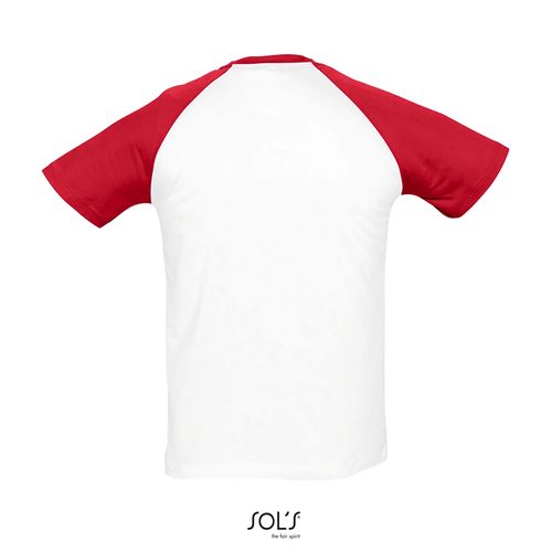 TEE-SHIRT HOMME BICOLORE MANCHES RAGLAN SOL'S FUNKY