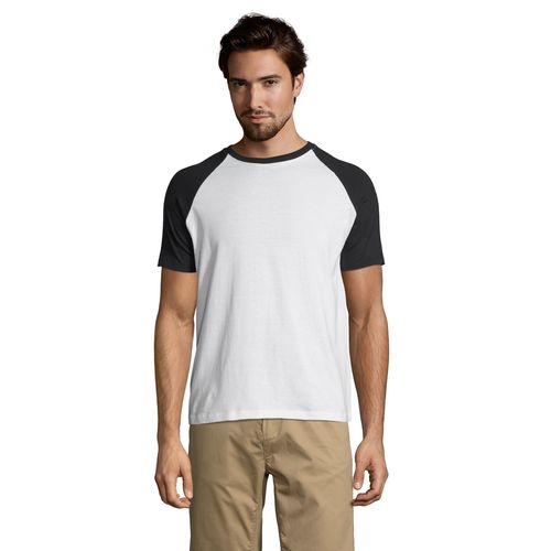 TEE-SHIRT HOMME BICOLORE MANCHES RAGLAN SOL'S FUNKY - 3
