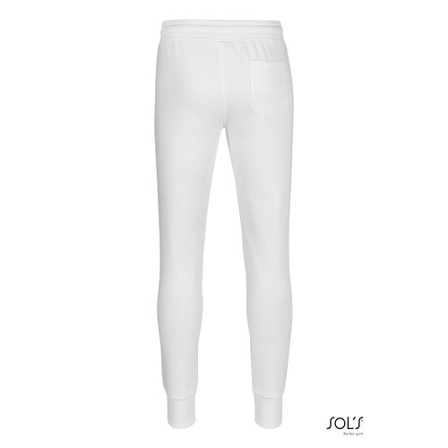 white PANTALONES DE JOGGING CON CORTE AJUSTADO PARA MUJER SOL'S JAKE WOMEN