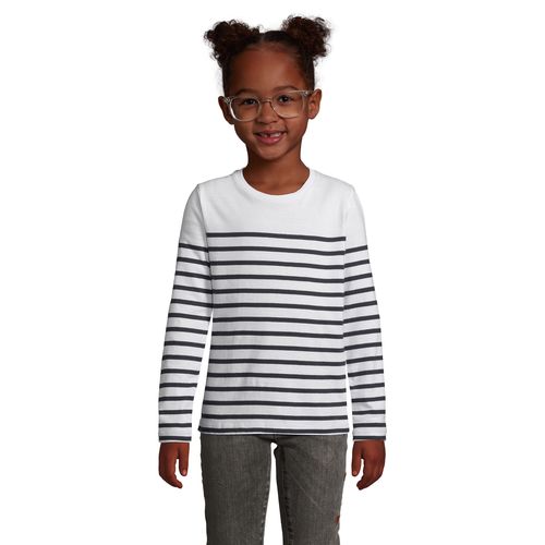 TEE-SHIRT ENFANT MANCHES LONGUES RAYÉ SOL'S MATELOT LSL KIDS