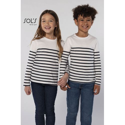 TEE-SHIRT ENFANT MANCHES LONGUES RAYÉ SOL'S MATELOT LSL KIDS