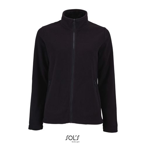 black CHAQUETA POLAR LISA PARA MUJER SOL'S NORMAN WOMEN