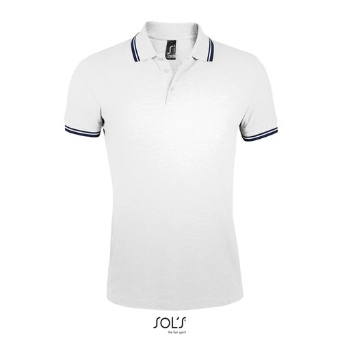 blanco/azul marino POLO PARA HOMBRE SOL'S PASADENA MEN
